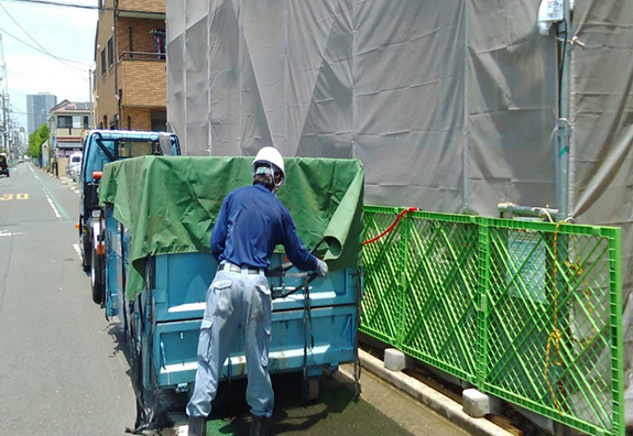 飛散防止