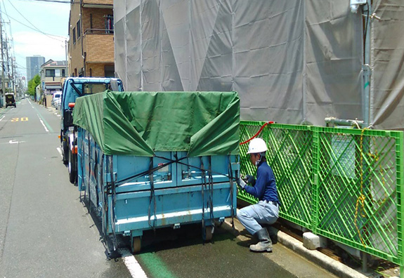 飛散防止