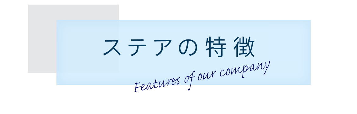 ステアの特徴