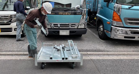 フレコン専用容器の組立て工程