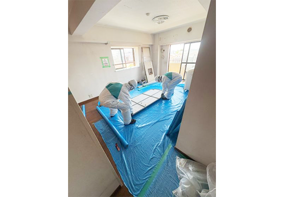 アスベスト工事